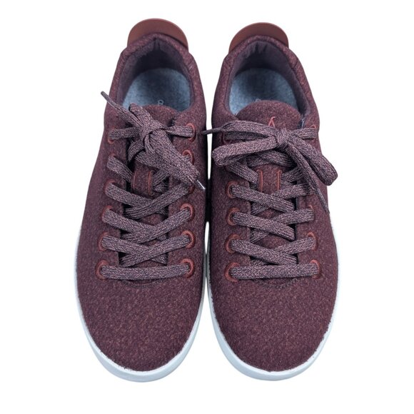 Allbirds Mens Wool Piper Hazy Burgundy Mens 8 Sneakers Sustainable Casual Shoe - Picture 9 of 9